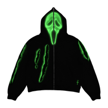 Load image into Gallery viewer, DON TOLIVER X SCREAM X CJ FULL ZIP SLASHER HOODIE