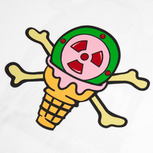 Load image into Gallery viewer, ICECREAM CONES & BONES OCTANE TEE (WHITE)