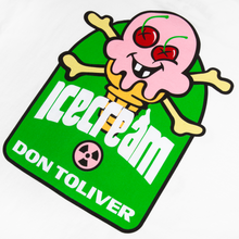 Load image into Gallery viewer, ICECREAM CONES & BONES OCTANE TEE (WHITE)