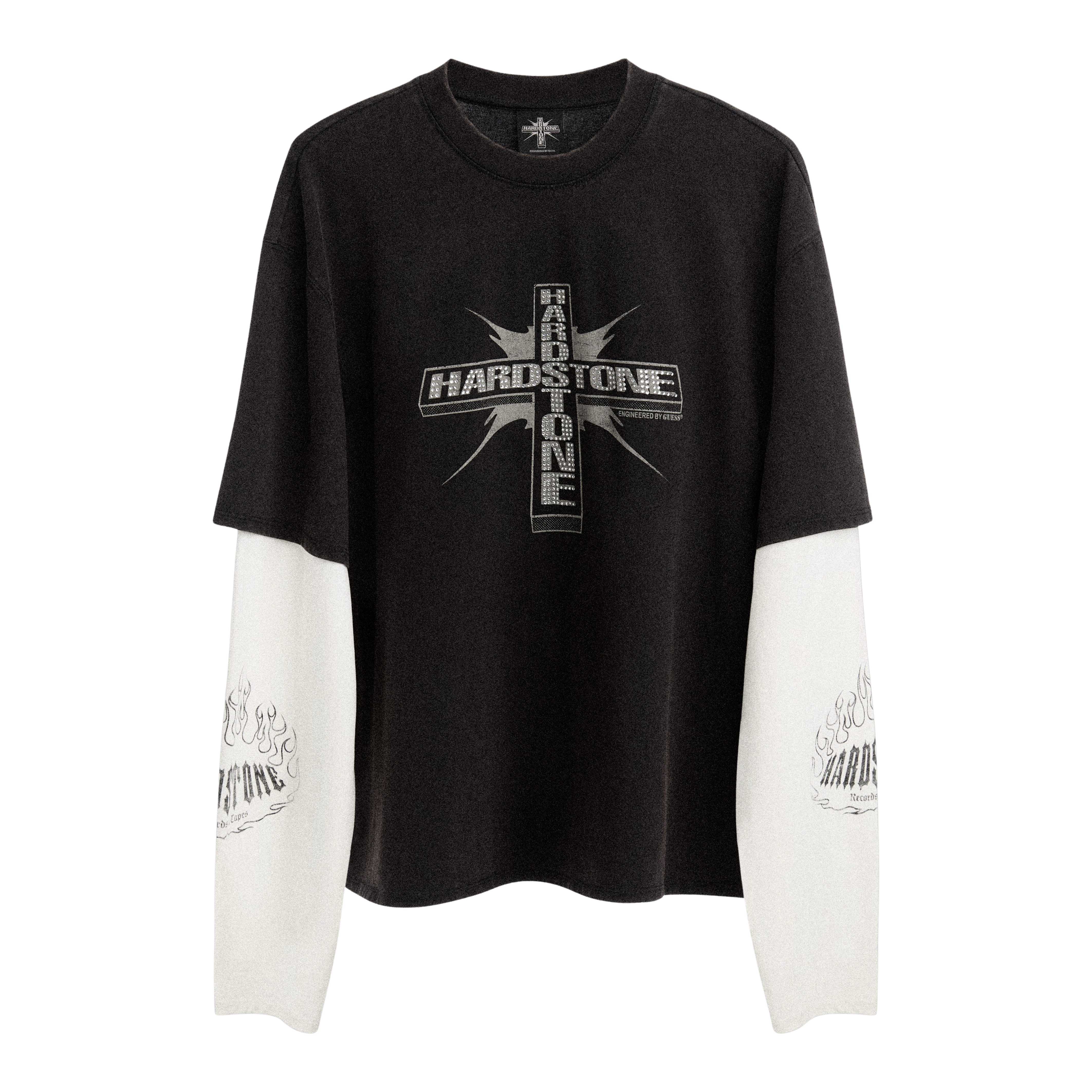 HARDSTONE LAYERED LS TEE (BLACK) – Don Toliver | Official Store HARDSTONE LAYERED LS TEE (BLACK) – Don Toliver | Official Store