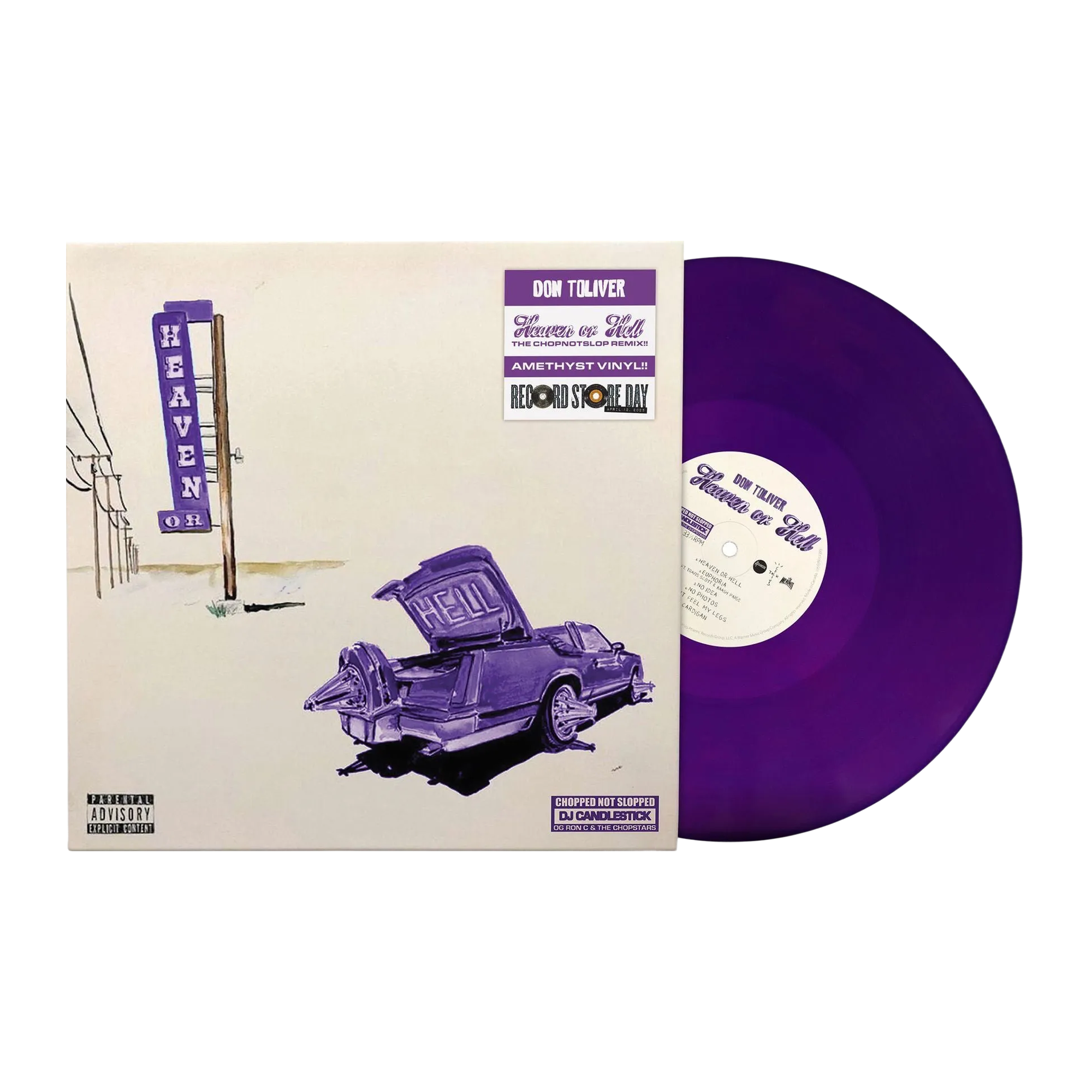 HEAVEN OR HELL (CHOPNOTSLOP REMIX) AMETHYST VINYL – Don Toliver HEAVEN OR HELL (CHOPNOTSLOP REMIX) AMETHYST VINYL – Don Toliver