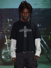 Load image into Gallery viewer, HARDSTONE LAYERED LS TEE (BLACK)