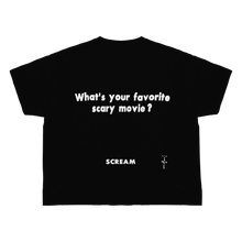 Load image into Gallery viewer, DON TOLIVER X SCREAM X CJ FAVORITE SCARY MOVIE TEE
