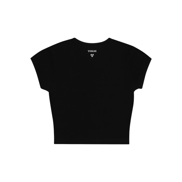 I PAID MY TUITION BABY RIB CROP TOP
