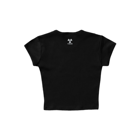 I PAID MY TUITION BABY RIB CROP TOP