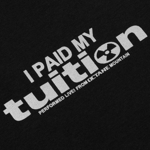 I PAID MY TUITION BABY RIB CROP TOP